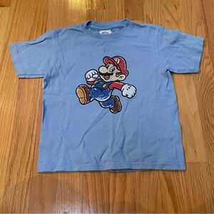 Blue Mario Nintendo tee size 4t
